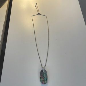 Long Pendant in Abalone Shell